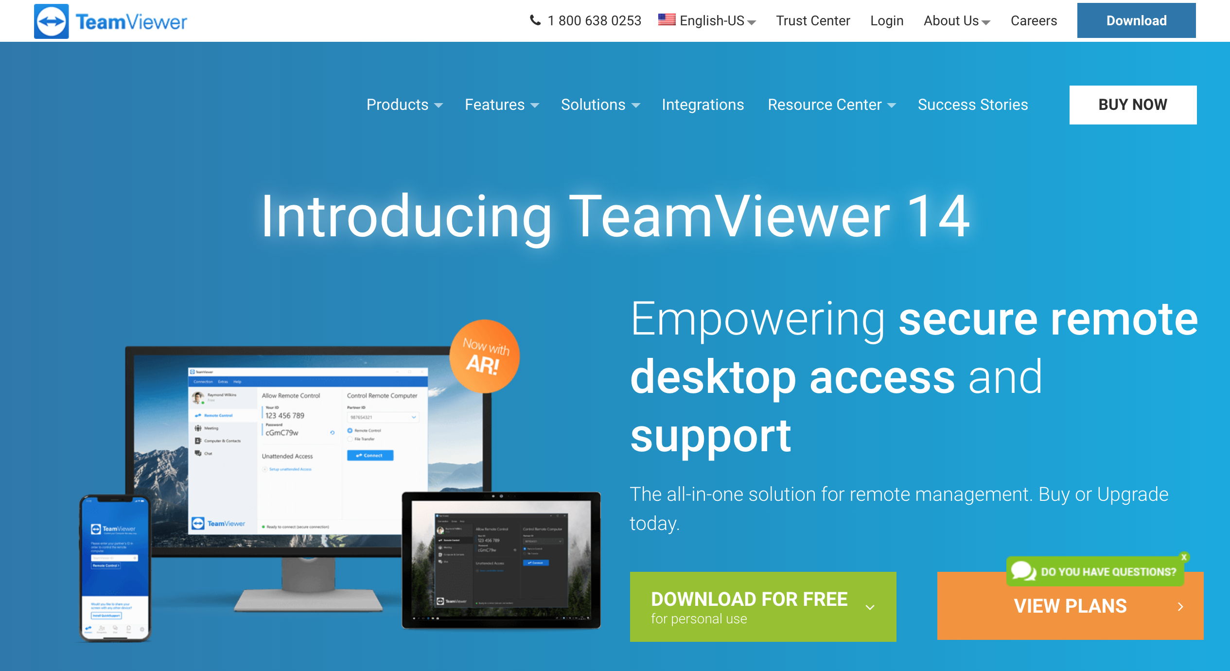 TeamViewer Remote Login RETI.us