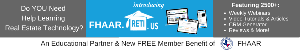 FHAAR RETI Partner Website Header image