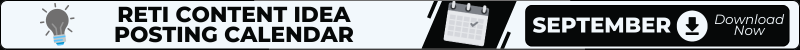 September posting calendar home page bar image