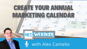 Create Your Annual Marketing Calendar-RETI 26 Webinar YouTube Thumbnail image