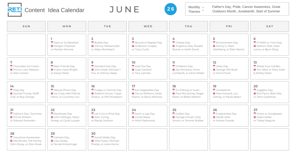 RETI Content Calendar 2026 June p10