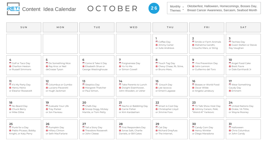 RETI Content Calendar 2026 October p14